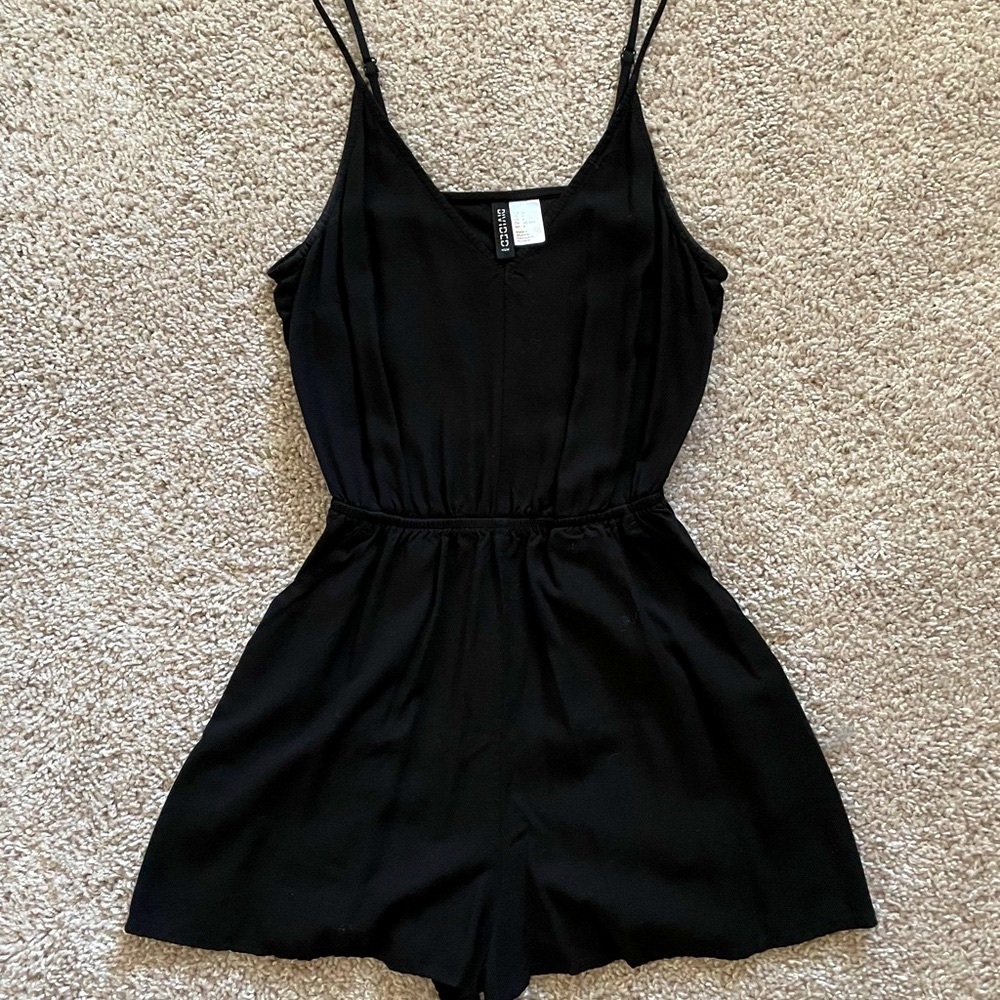 H&M Black Romper